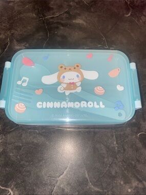 Sanrio Cinnamoroll Food Containers With Fork & Spoon